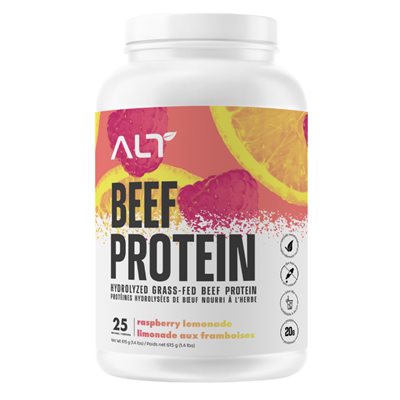 Alt Grass-Fed Beef Protein Isolate Raspberry Lemonade 25 Servings