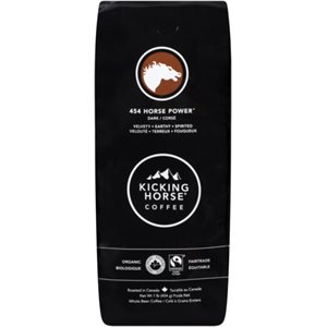 Kicking Horse Coffee 454 Horse Power Café à Grains Entiers Corsé 454 g