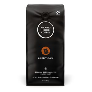 Kicking Horse Coffee Grizzly Claw Café Moulu Corsé 284 g