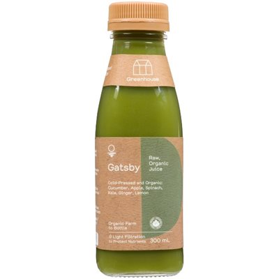 Greenhouse Organic Raw Gatsby Juice 300ml