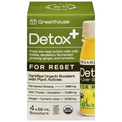 Greenhouse Detox 4 X 60 Ml