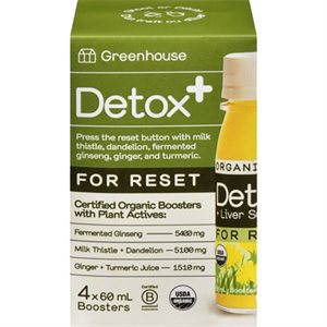 Greenhouse Detox 4 X 60 Ml