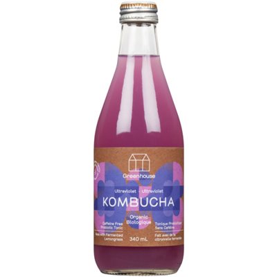 Greenhouse Kombucha Ultraviolet Organic 340 ml 