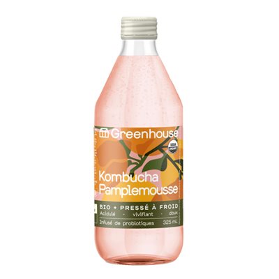 Greenhouse Kombucha Grapefruit Organic 340 ml