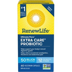 Renewlife Ultimate Flora Extra Care Probiotic 50billion cultures 60capsules
