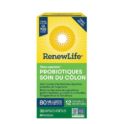 RenewLife Probiotiques Soin Du Colon 80Milliards