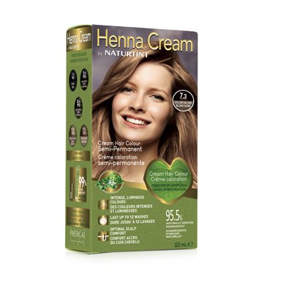 Naturtint Blonde Doré 7.3 Crème au henné semi-permanente 110ml