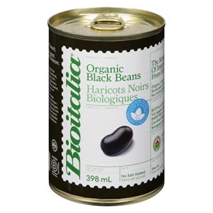 Bioitalia Black Beans Organic 398 ml 