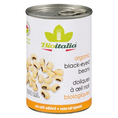 Bioitalia Black-Eyed Beans Organic 398 ml 398 mL