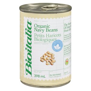 Bioitalia Navy Beans Organic 398 ml 
