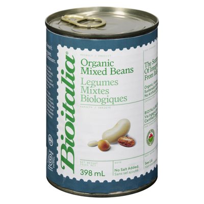 Bioitalia Legumes Mixtes Biologiques 398 ml