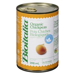 Bioitalia Pois Chiches Biologiques 398 ml