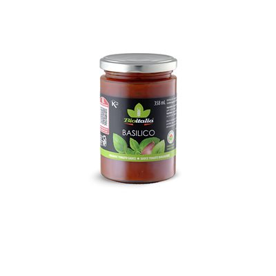 Bioitalia Organic Basil Sauce 358 ml 