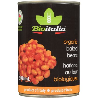 Bioitalia Baked Beans Organic 398 ml 