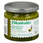 Bioitalia Pâte d'Olives Vertes Biologique 160 ml