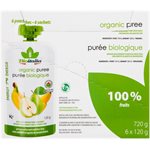 Bioitalia Purée Biologique Poire et Banane 6 Sachets x 120 g (720 g)