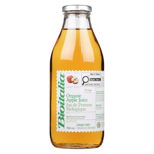 Bioitalia 100 % Jus de Pomme Biologique 750 ml