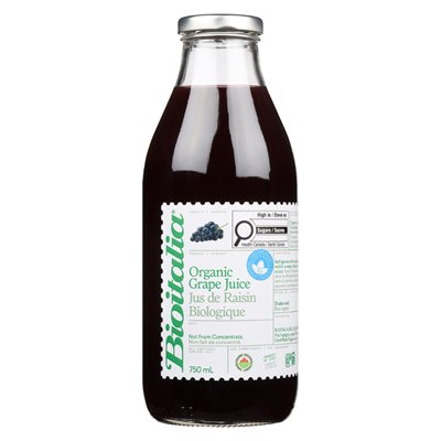 Bioitalia 100% Grape Juice Organic 750 ml 