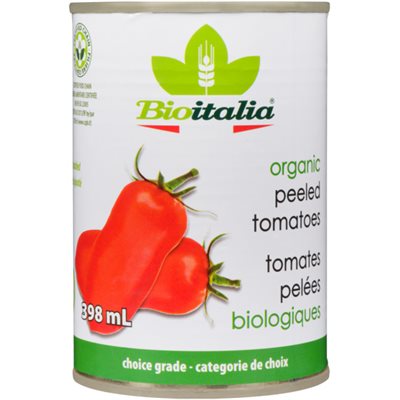 Bioitalia Tomates Pelées Biologiques 398 ml