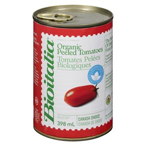 Bioitalia Tomates Pelées Biologiques 398 ml