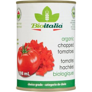 Bioitalia Organic Chopped Tomatoes 398 ml 398ML
