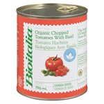 Bioitalia Tomates Hachées Biologiques avec Jus de Tomate et Basilic 796 ml