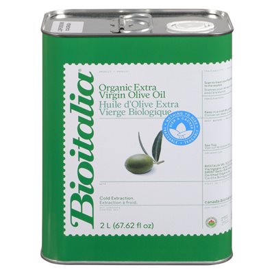Bioitalia Huile d'Olive Extra Vierge Biologique 2 L