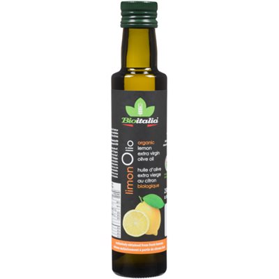 Bioitalia Limon Olio Organic Lemon Extra Virgin Olive Oil 250 ml 250ML