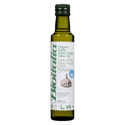 Bioitalia Organic Extra Virgin Olive Oil Garlic 250 ml