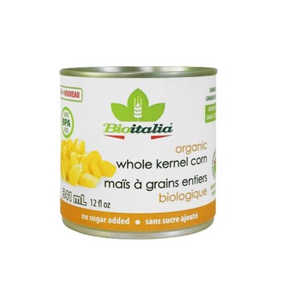 Bioitalia Mais à grains entiers biologique 341ml