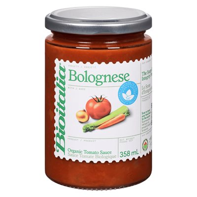Bioitalia Sauce à la Bolognese Biologique 358 ml