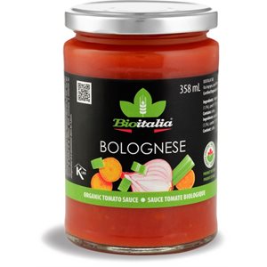 Bioitalia Organic Bolognese Sauce 358 ml 358ML