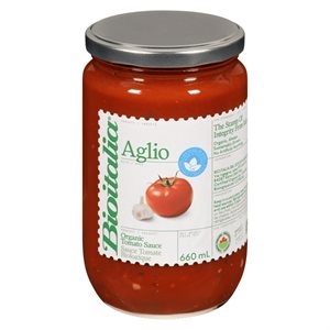 Bioitalia Organic Aglio tomato sauce 660ml