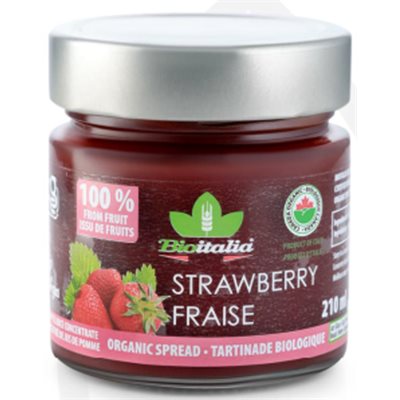 Bioitalia Tartinade De Fraise Biologique 210Ml