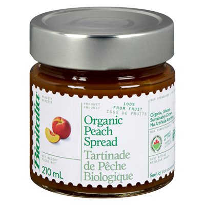 Bioitalia Organic Peach Spread 210Ml
