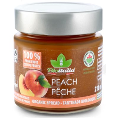 Bioitalia Tartinade De Pêche Biologique 210Ml