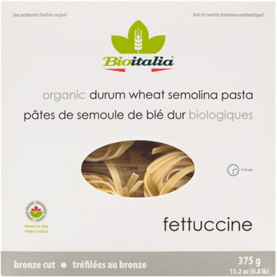 Bioitalia Fettuccine Bronze Cut 375 g 375g