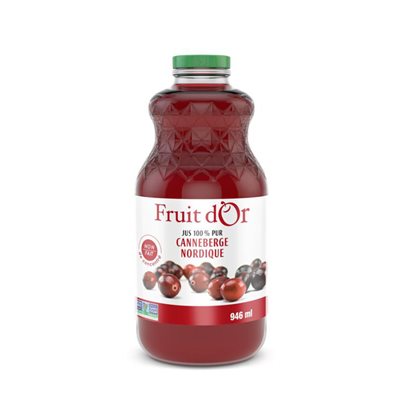 Fruit D'Or Jus De Canneberge Pur 946Ml Fruit D'Or Jus De Canneberge Pur 946Ml