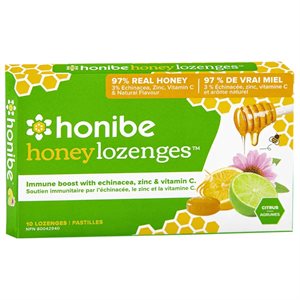 Honibe Honey Lozenges Citrus 10 Lozenges