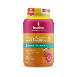 Honibe Omega-3 60 Gummies Orange flavor