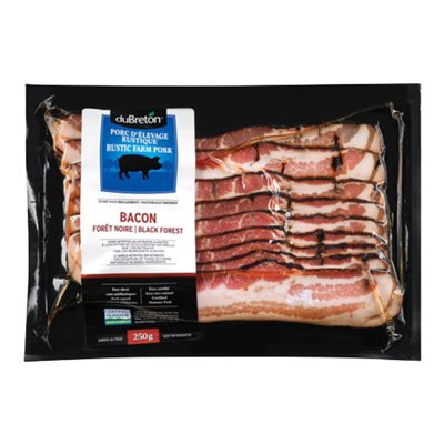 duBreton Organic Black Forest Bacon 250g