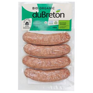 duBreton Saucisses Italiennes Douces Bio