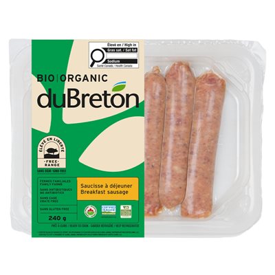 DuBreton Saucisses pour le petit-déjeuner 240 g