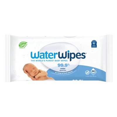 Water Wipes LINGETTES BÉBÉ 60un