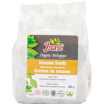 Inari Organic Whole Brown Sesame Seeds 300g