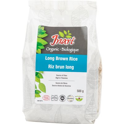 Inari Organic Long Brown Rice 500g