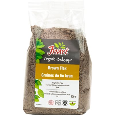 Inari Organic Whole Brown Flaxseed 500g