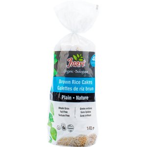 Inari Galette De Riz Brun Nature Sans Sel Bio 140G