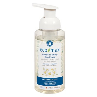 Eco-Max Savon À Main Moussant Doux Sans Parfum 310Ml