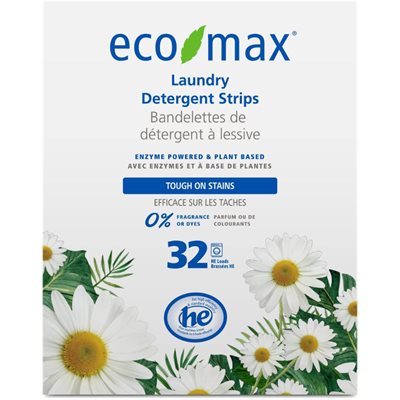 Eco-Max Bandes De Détergent ¸à Lessive Sans Parfum 32U